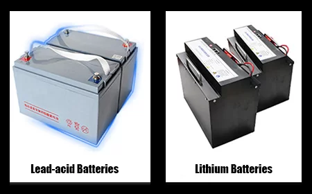 Optional Lead-acid or Lithium Battery