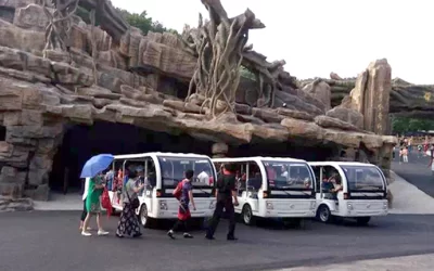 Gasoline Sightseeing Buses Project for Weihai Huaxia City Tourist Attraction