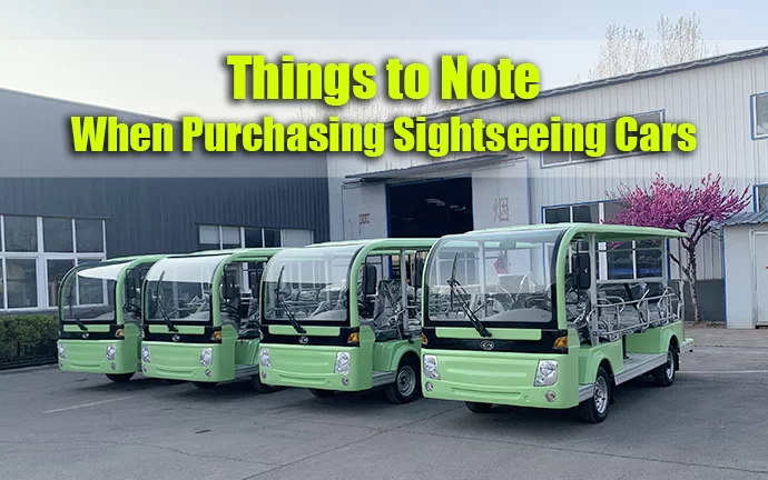 Things to Note When Purchasing Sightseeing Cars