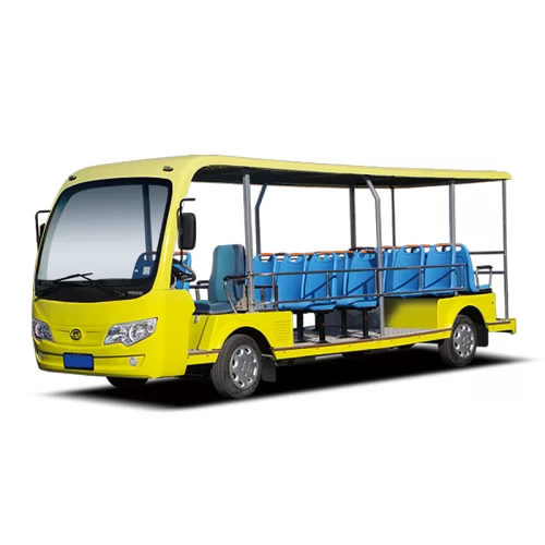 Luxury 23 Seater Large Capacity Tourist Gasoline Shuttle Bus