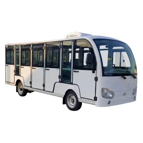 Trusted Supplier Enclosed Style Gasoline 14 Seater Sightseeing Bus