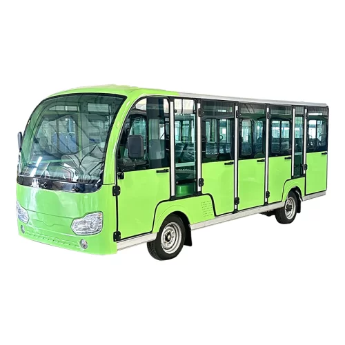 Street Legal 14 Passenger Enclosed Gasoline Shuttle Bus for Sale