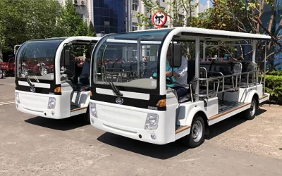 Gasoline Shuttle Buses Project for A Real Estate Agency Center